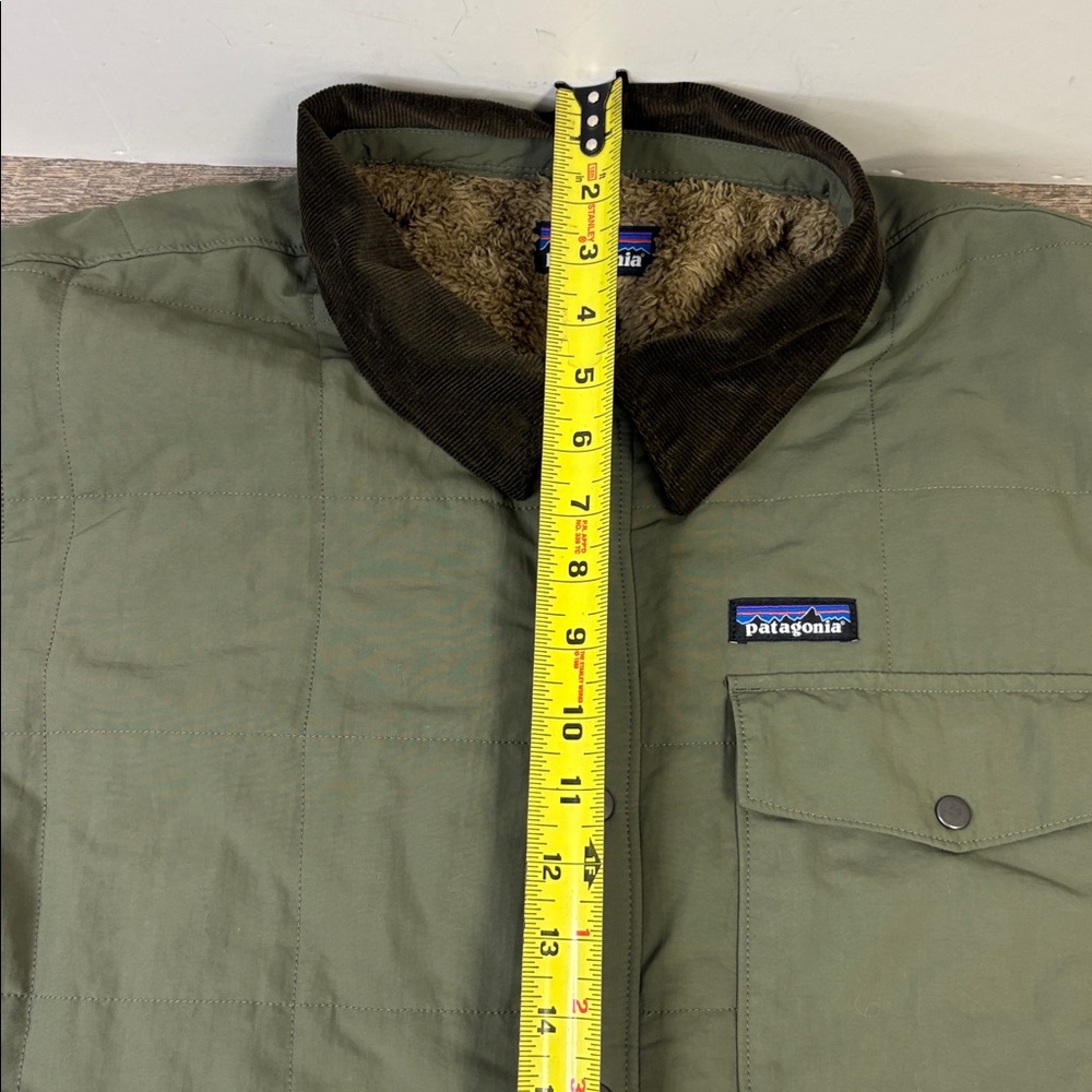 🌲 Patagonia Insulated Snap Front Jacket | XXL | Olive Green | Sherpa Lined - Picture 8 of 9